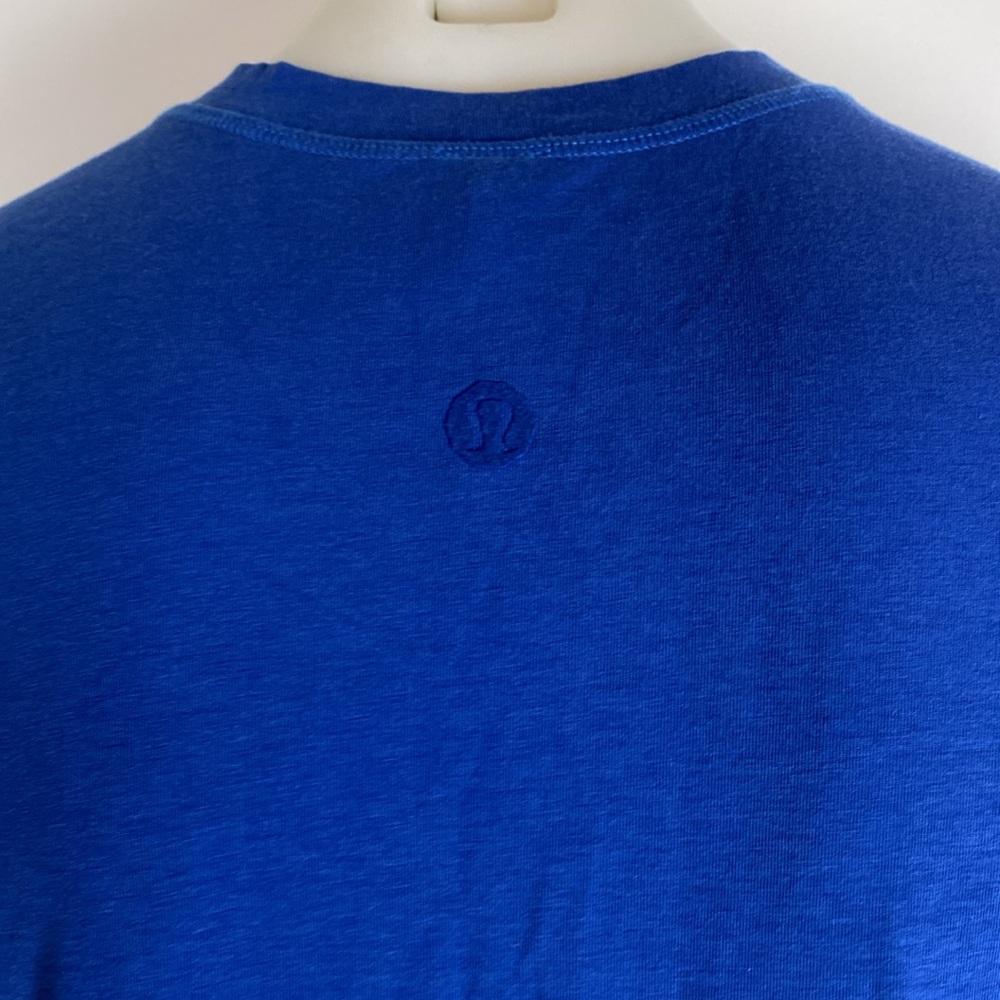 NWT Lululemon Classic Gym Tee blue Size L - Picture 5 of 10